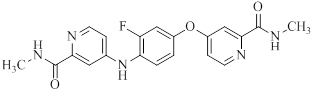 4-（3-氟-4-（2-（甲基氨基甲?；┻拎?4-）氨基苯氧基）-N-甲基-2-吡啶甲酰胺|1855006-12-0 
