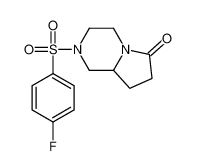 2-[(4-氟苯基)磺?；鵠六氫吡咯并[1,2-a]吡嗪-6(2H)-酮|272786-64-8 