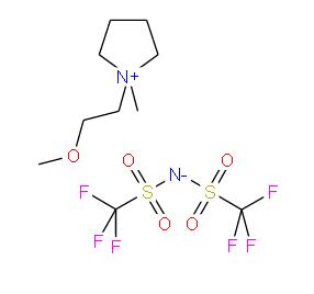 N-甲氧基乙基-N-甲基吡咯烷雙三氟甲烷磺酰亞胺鹽 | 757240-24-7 