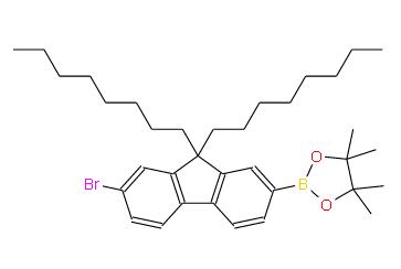 2-(7-溴-9,9-二辛基-9H-芴-2-基)-4,4,5,5-四甲基-1,3,2-二氧雜環(huán)戊硼烷 | 620624-96-6 