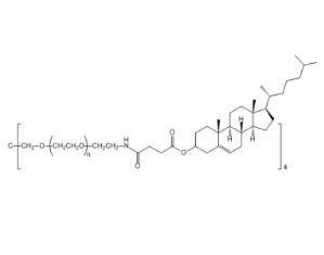 四臂聚乙二醇-膽固醇,四臂PEG-膽固醇4Arm-PEG-CLS，4Arm-PEG-Cholesterol 
