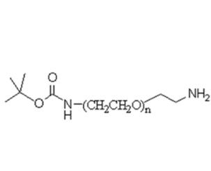 Boc-聚乙二醇氨基,Boc-PEG氨基Boc-PEG-Amine，BOC-NH-PEG-NH2 