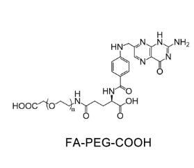 葉酸聚乙二醇羧基，葉酸PEG羧基Folic acid PEG Acid, FA-PEG-COOH 