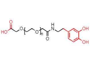 多巴胺聚乙二醇羧基，多巴胺PEG羧基Dopamine-PEG-Acid，Dopamine-PEG-COOH 