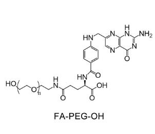 葉酸聚乙二醇羥基，葉酸PEG羥基FA-PEG-OH 