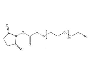 疊氮PEG活性酯Azido PEG NHS, N3-PEG-SCM；疊氮聚乙二醇活性酯 