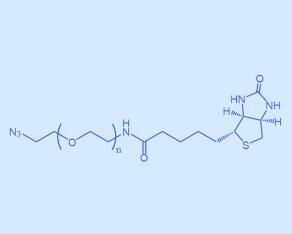 生物素PEG疊氮Biotin-PEG-Azido，Biotin-PEG-N3;生物素聚乙二醇疊氮 