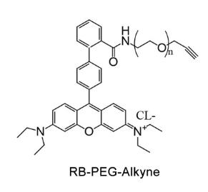 羅丹明PEG炔基RB-PEG-Alkyne，RB-PEG-ALK,羅丹明聚乙二醇炔基 