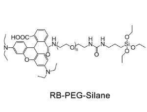 羅丹明PEG硅烷RB-PEG-Silane，RB-PEG-SIL,羅丹明聚乙二醇硅烷 
