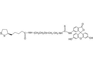 熒光素PEG硫辛酸FITC-PEG-Thioctic acid，F(xiàn)ITC-PEG-LA,熒光素聚乙二醇硫辛酸 